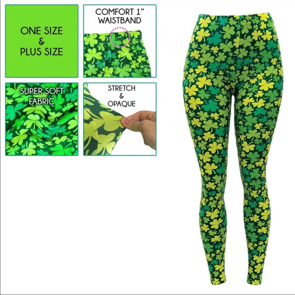 Shamrock St. Patrick’s Day Leggings